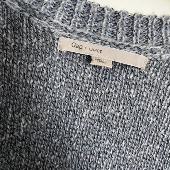 Women's Large Gap Sweater Cardigan - Picture 4 of 4